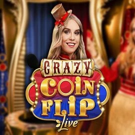 Try Crazy Coin Flip slot by Evolution on manekispins.de – logo image