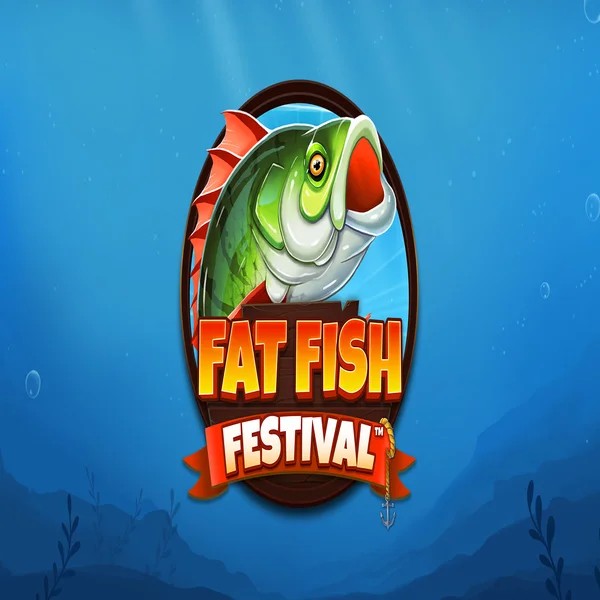 Official Slots logo: Fat Fish Festival by Wishbone Games at Maneki Spins Casino