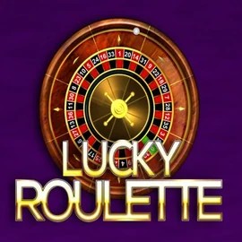 Lucky Roulette slot logo by Belatra Games at Maneki Spins Casino
