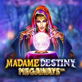 Madame Destiny Megaways by Pragmatic Play, showcased at manekispins.de – game logo