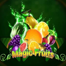 Magic Fruits Deluxe logo by Wazdan at Maneki Spins Casino