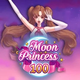 Moon Princess 100 online game logo by Play'n GO on manekispins.de