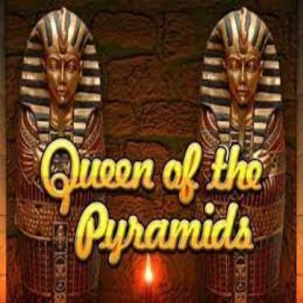 Queen of the Pyramids slot visual from Playtech available on manekispins.de