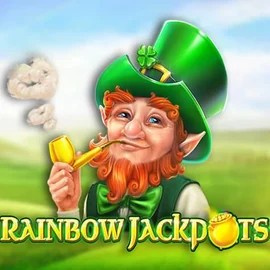 Enjoy Rainbow Jackpots by Red Tiger Gaming – logo hosted on manekispins.de