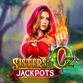 Sisters Of Oz Jackpots logo by Triple Edge Studios Maneki Spins Casino